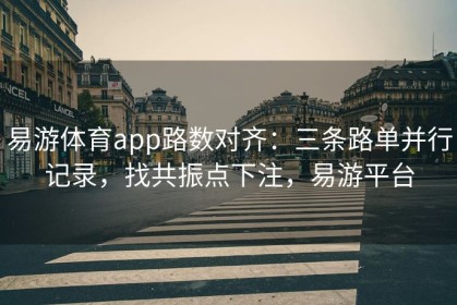 易游体育app路数对齐：三条路单并行记录，找共振点下注，易游平台