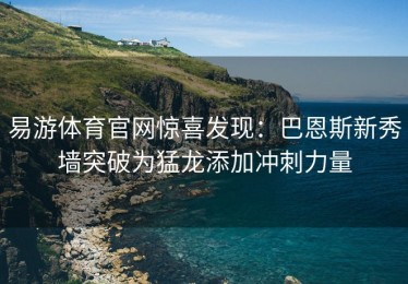 易游体育官网惊喜发现：巴恩斯新秀墙突破为猛龙添加冲刺力量